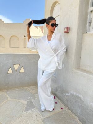 Hudo White Suit one size
